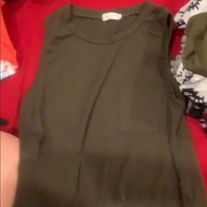 Green tank lounge tank